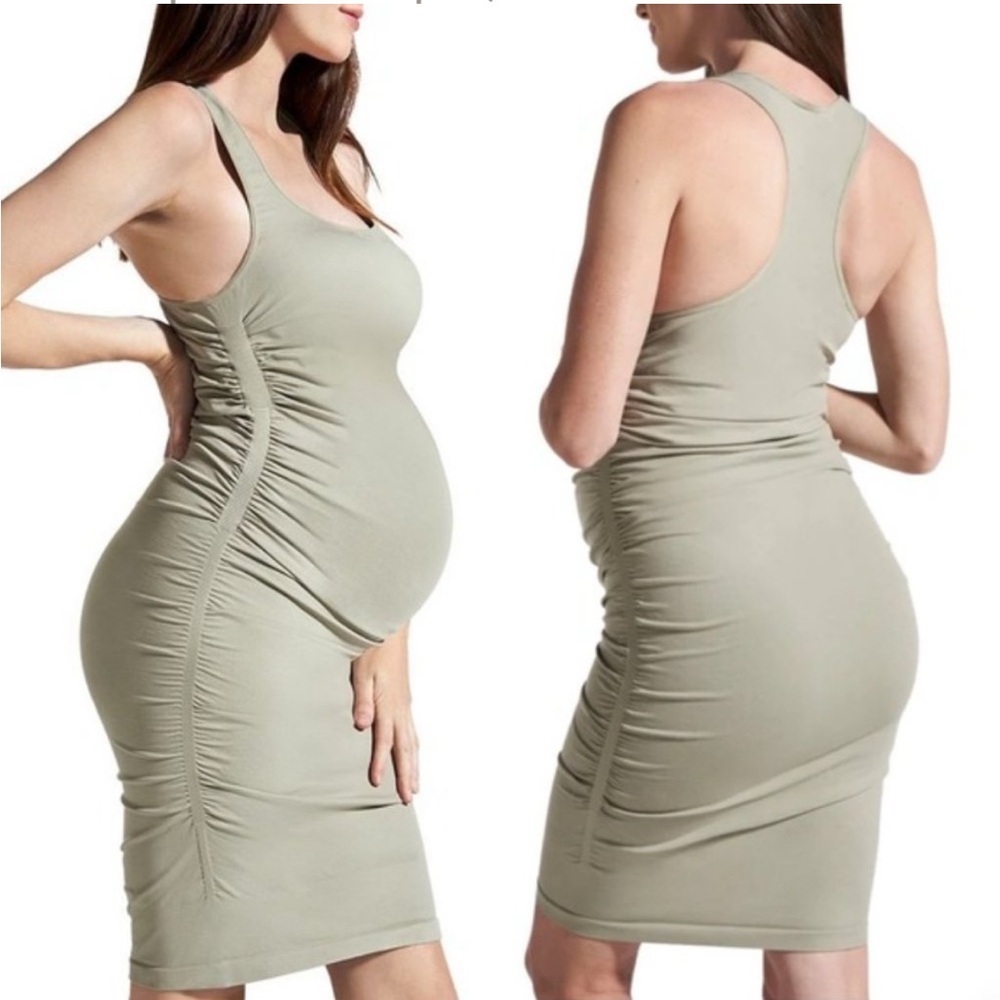 Blanqi Racer Back Tank Dress Maternity M/L